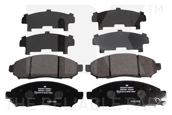 set placute frana,frana disc NK 222264