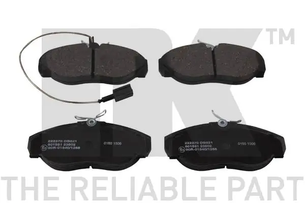 set placute frana,frana disc NK 222370