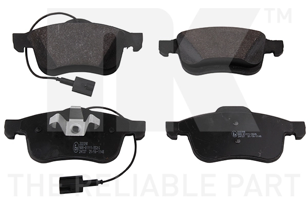 set placute frana,frana disc NK 222390