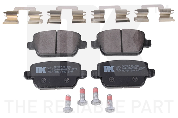 set placute frana,frana disc NK 222567