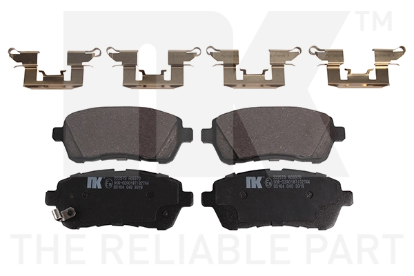 set placute frana,frana disc NK 222573