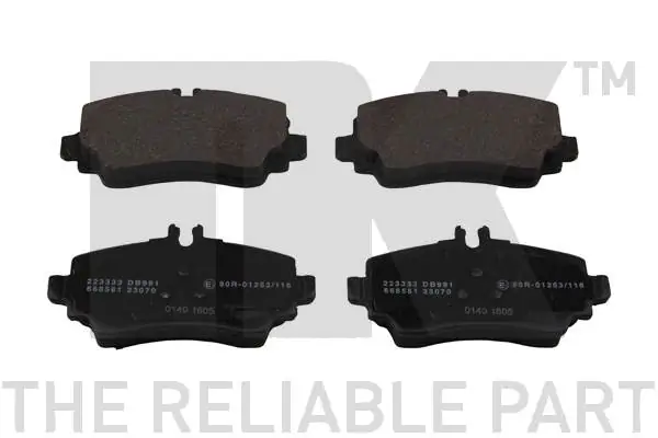 set placute frana,frana disc NK 223333