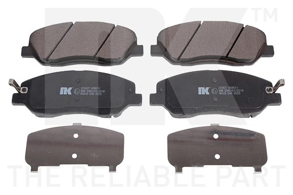 set placute frana,frana disc NK 223427