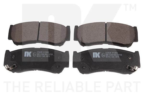 set placute frana,frana disc NK 223428