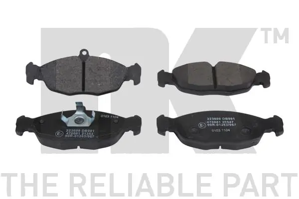 set placute frana,frana disc NK 223609