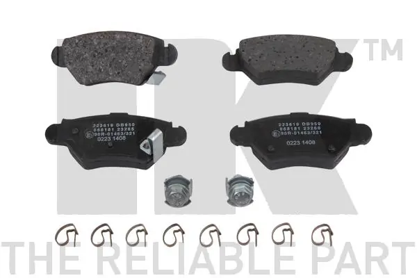 set placute frana,frana disc NK 223619