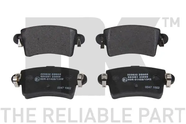 set placute frana,frana disc NK 223632