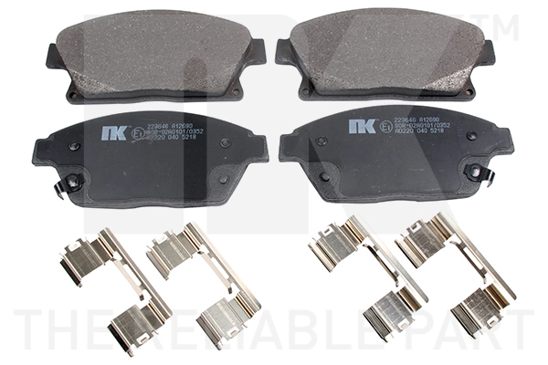 set placute frana,frana disc NK 223646
