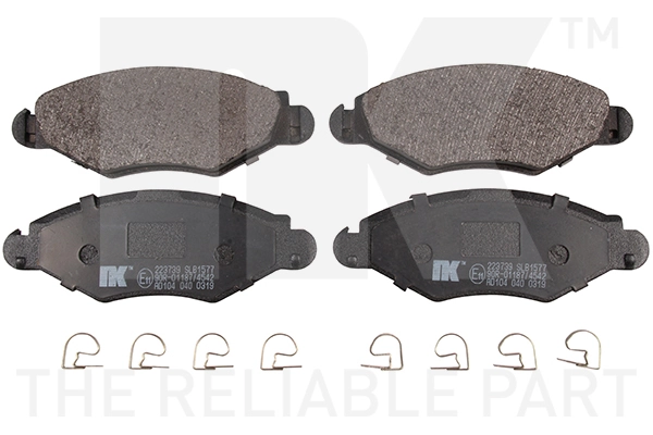 set placute frana,frana disc NK 223739