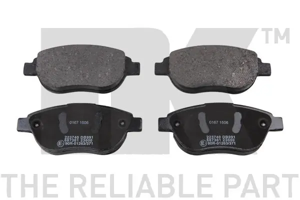 set placute frana,frana disc NK 223740