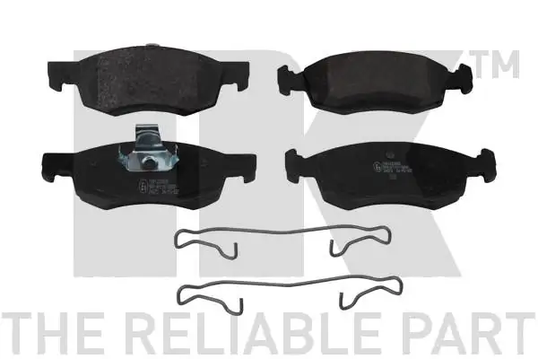 set placute frana,frana disc NK 223958