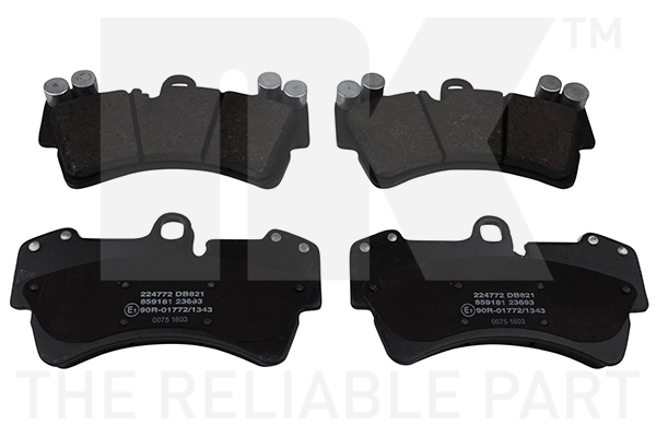 set placute frana,frana disc NK 224772