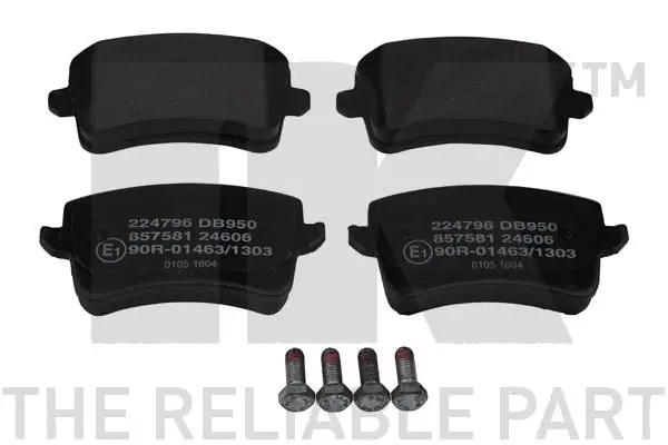 set placute frana,frana disc NK 224796