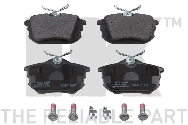 set placute frana,frana disc NK 224815