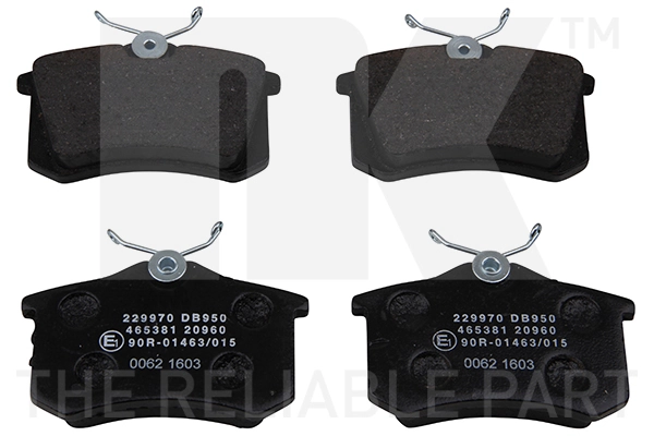 set placute frana,frana disc NK 229970